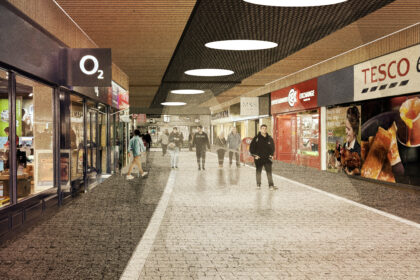 An artist's impression of how the new Southport Station entrance will look