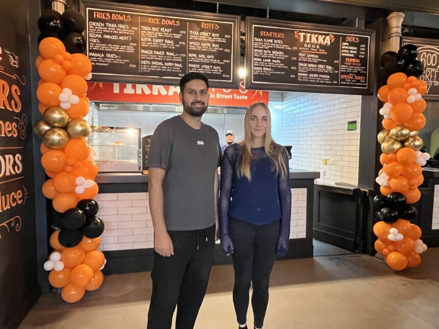 The new Tikka Bros food outlet owned by Sabah Ghaus (pictured) has opened at Southport Market. Photo by Andrew Brown Stand Up For Southport
