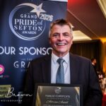 Adrian Antell the Headteacher at Farnborough Junior School In Birkdale in Southport has been honoured as a Finalist in the Sefton Lifetime Achievement Award sponsored by LWC Drinks at the 2026 Grand Pride Of Sefton Awards. Photo by Kevin Brown Photography