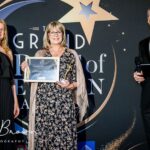 Andrea McGee has won the Sefton Unsung Hero Award sponsored by Fletchers Solicitors at the Grand Pride Of Sefton Awards. She was presented with her award by Fiona Swarbrick, the Associate Solicitor & Head of Clinical Negligence at Fletchers Solicitors. Photo by Kevin Brown Photography