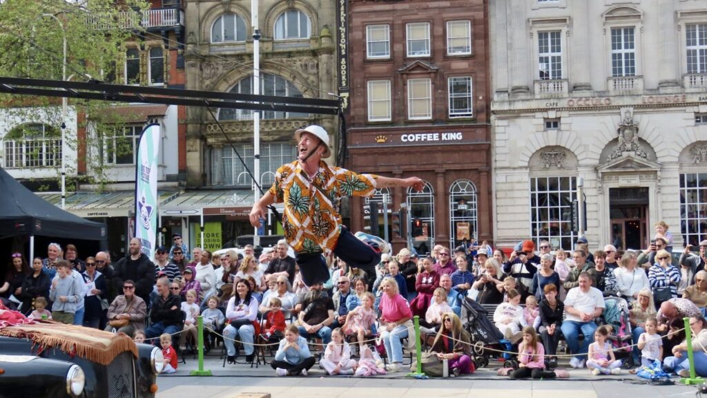 Crowds enjoy the Big Top Festival in Southport. Photo by Andrew Brown Stand Up For Southport