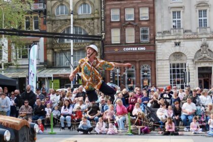 Crowds enjoy the Big Top Festival in Southport. Photo by Andrew Brown Stand Up For Southport