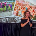 Guests enjoy the first Southport Charity Ball at Southport and Birkdale Sports Club raising funds for Elsie's Story and Southport Soup Kitchen. Jenni Stancombe speaks. Photo by Angus Matheson owner of Matheson and Wainwright Photography