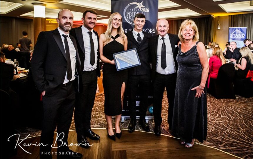 Dowhigh was celebrated as a Finalist in the Sefton Business In The Community Award sponsored by In Demand Radio in the 2026 Grand Pride Of Sefton Awards. Photo by Kevin Brown Photography