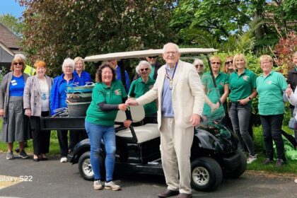 The Friends Of Rotten Row and Southport Rotary have worked together to raise funds for Florry 2, a new tool transportation cart to support their work maintaining Rotten Row in Southport