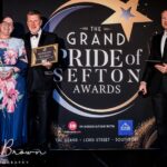 Jenny Taylor won the Sefton Sportsperson Of The Year Award sponsored by Solarcrown at the 2026 Grand Pride Of Sefton Awards. She was presented with her award by Solarcrown Managing Director Kenny Currie. Photo by Kevin Brown Photography