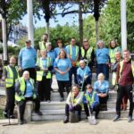 The Lord Street In Bloom Garden Volunteers are leading the transformation of the Bandstand Gardens on Lord Street in Southport. Photo by Andrew Brown Stand Up For Southport