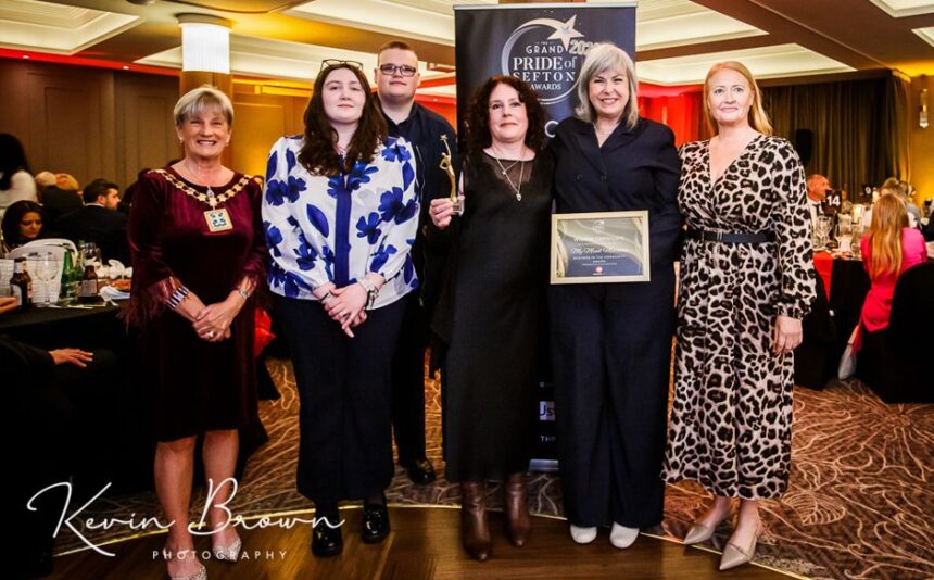 My Mind Matters CIC won the Sefton Business Of The Year at the 2026 Grand Pride Of Sefton Awards. Photo by Kevin Brown Photography