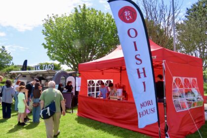 Karina Dayan has brought Oishi nori house with fresh sushi to the Southport Food and Drink Festival for the first time. Photo by Andrew Brown Stand Up For Southport