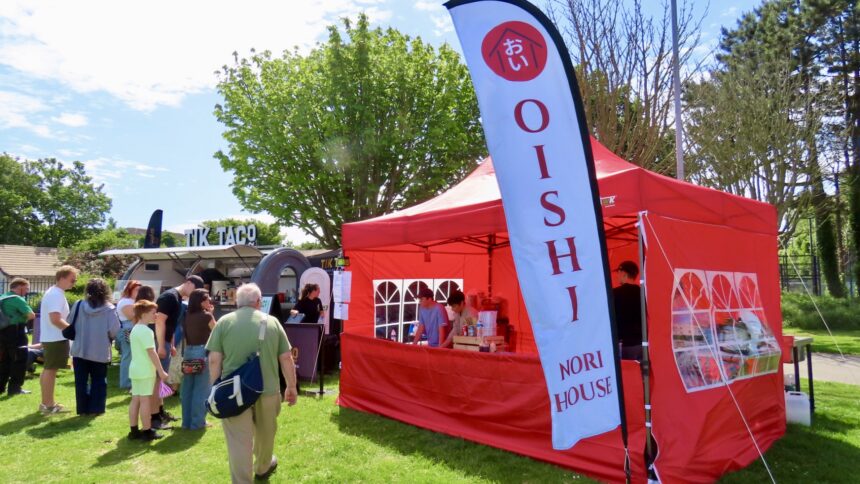 Karina Dayan has brought Oishi nori house with fresh sushi to the Southport Food and Drink Festival for the first time. Photo by Andrew Brown Stand Up For Southport