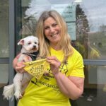 For the first time, dogs in the Star Trekk 10k walk in Southport for Queenscourt Hospice can wear branded bandanas! They have been sponsored by local Slimming World Consultant Dee Wright who runs Slimming World Southport with Dee