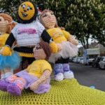 The Southport Hookers have created a special postbox topper for Queenscourt Hospice featuring Queenie the Bee and three Star Trekkers