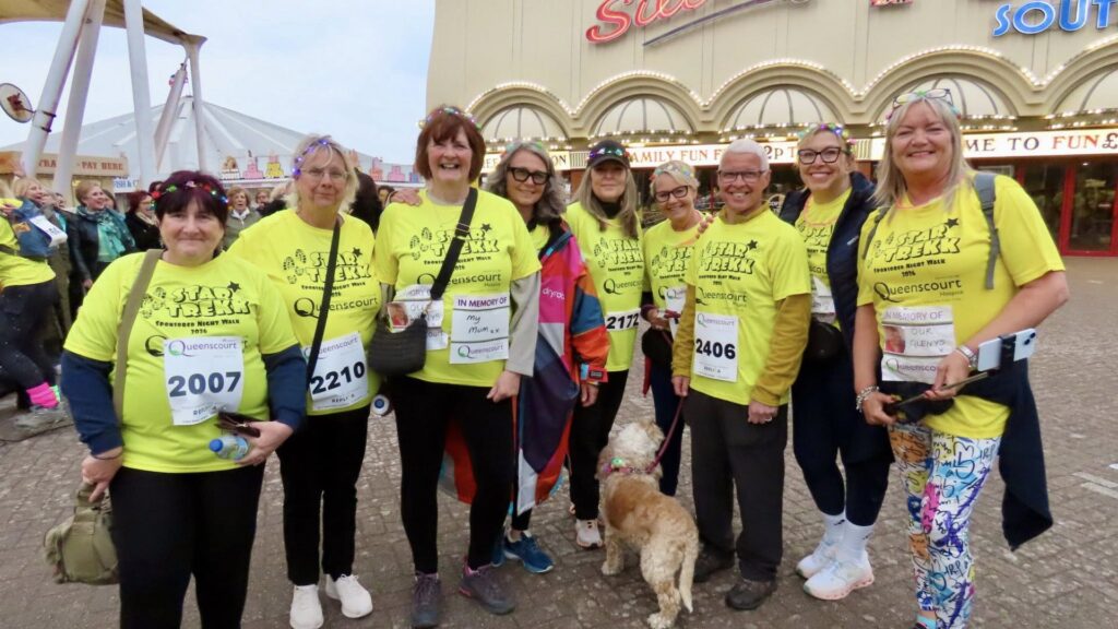 Supporters took part in the 2026 Star Trekk walk for Queenscourt Hospice. Photo by Andrew Brown Stand Up For Southport