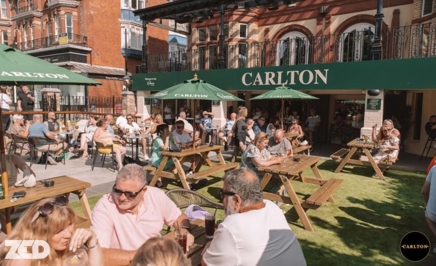 The Carlton bar on Lord Street in Southport. Photo by ZED Photography