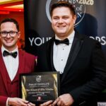Neil Walsh and Tom Hodgin, landlords at The Windmill Pub in Southport, were Finalists in the Business In The Community Award sponsored by In Demand Radio at the 2026 Grand Pride Of Sefton Awards. Photo by Kevin Brown Photography