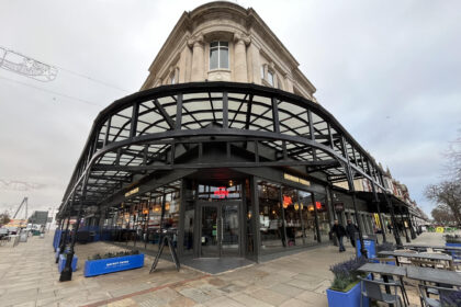 The former Bistrot Pierre restaurant site on Lord Street in Southport. Photo by Andrew Brown Stand Up For Southport