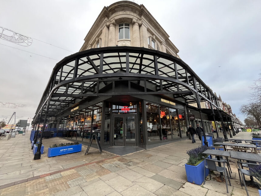 The former Bistrot Pierre restaurant site on Lord Street in Southport. Photo by Andrew Brown Stand Up For Southport