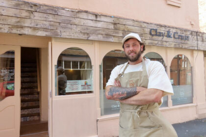 The Clay & Crust pottery painting and pizza parlour in Southport owned by Joe Bolger has opened in Southport. Photo by Andrew Brown Stand Up For Southport