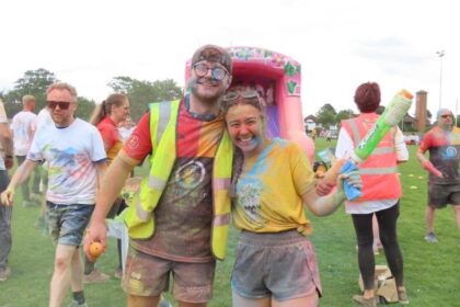 Hundreds of people enjoyed the Southport Colour Run at Southport Rugby Club to raise funds for Elsie's Story. Photo by Andrew Brown Stand Up For Southport