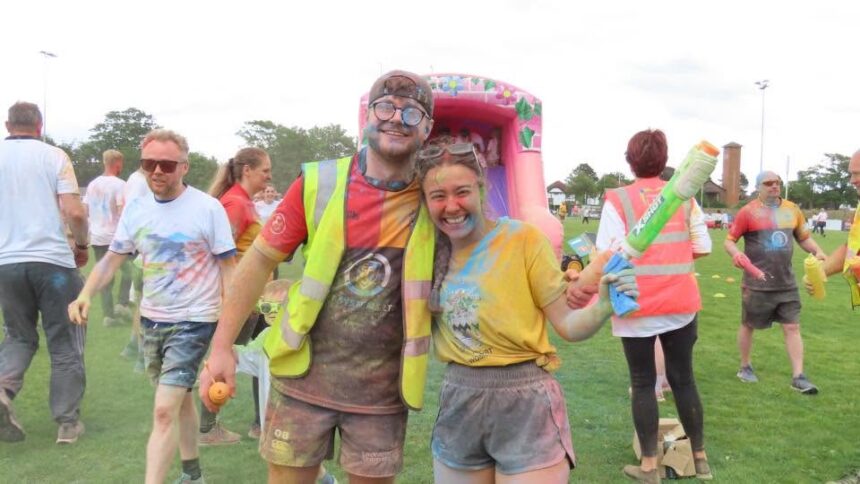 Hundreds of people enjoyed the Southport Colour Run at Southport Rugby Club to raise funds for Elsie's Story. Photo by Andrew Brown Stand Up For Southport