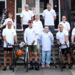 Ricky Webb has set off on a fundraising cycle ride of over 200 miles to support the dementia cafe in Southport. Photo by Michelle Foster