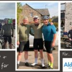 Finn Postlethwaite, Simon Finn Postlethwaite and Stewart Meechan cycled from Southport to Edinburgh to raise funds for the Alder Hey Childrens Charity