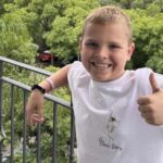 Emile Hazlewood from Southport is taking part in a rollercoaster challenge to raise money for Elsies Story