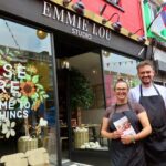 The new Emmie Lou Studio is opening on Wesley Street in Southport town centre owned by Emma Lloyd. Emma and David Lloyd. Photo by Andrew Brown Stand Up For Southport