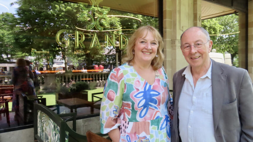 Jane Clare and Peter Elson will present Fizz and Ships at The Grand in Southport. Photo by Andrew Brown Stand Up For Southport