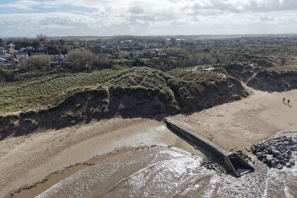 Emergency coastal protection works will take place at Hightown Beach