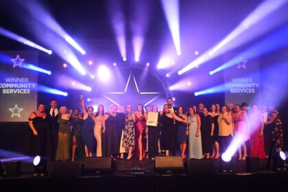 Community Services theTeam of the Year winners at the Mersey and West Lancashire Teaching Hospitals NHS Trust staff awards. Photo by Dave Nelson Photography