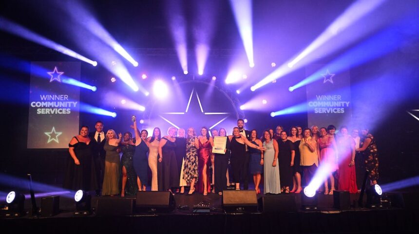 Community Services theTeam of the Year winners at the Mersey and West Lancashire Teaching Hospitals NHS Trust staff awards. Photo by Dave Nelson Photography