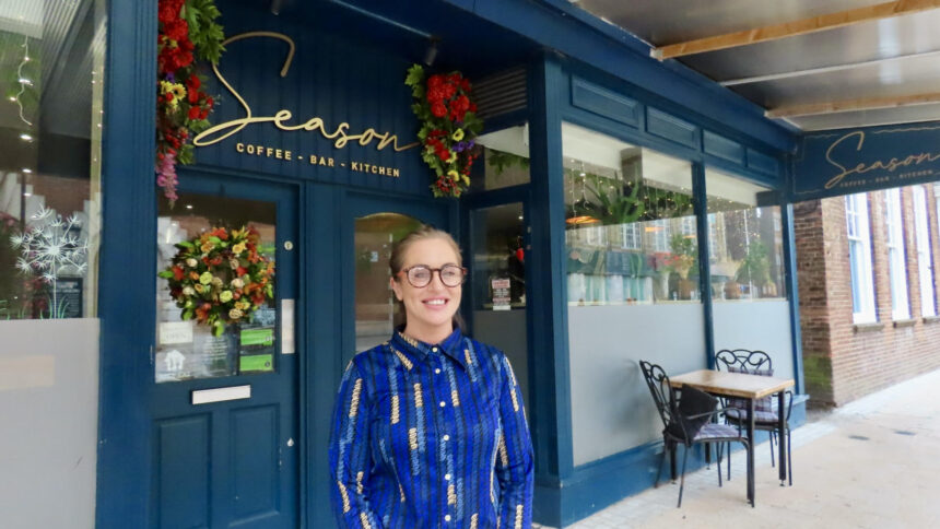 Michelle Caswell the owner of Season Coffee, Bar & Kitchen in Southport. Photo by Andrew Brown Stand Up For Southport