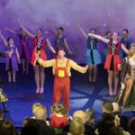 Production photo from 2025 Jack and the Beanstalk panto at Oak Theatre and Studios. Credit David Munn Photography
