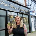 The Pink String and Sealing Wax shop co-owned by Helen Chadwick has opened on Union Street in Southport. Photo by Andrew Brown Stand Up For Southport