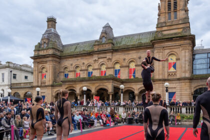 The Big Top Festival outside The Atkinson in Southport. Photo by Mark McNulty for Visit Southport