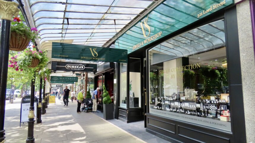 VS Jewels & Workshop on Lord Street in Southport. Photo by Andrew Brown Stand Up For Southport