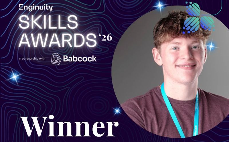 Southport College T Level Engineering student Calum Borland has been awarded the title of T Level Student of the Year 2026 at the Enginuity Skills Award
