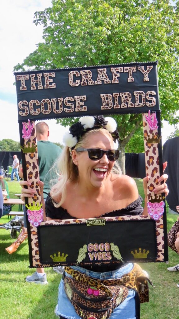 The Crafty Scouse Birds. Photo by Andrew Brown Stand Up For Southport