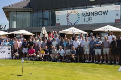 The golf day at Hurlston Hall in Scarisbrick in aid of the Rainbow Hub