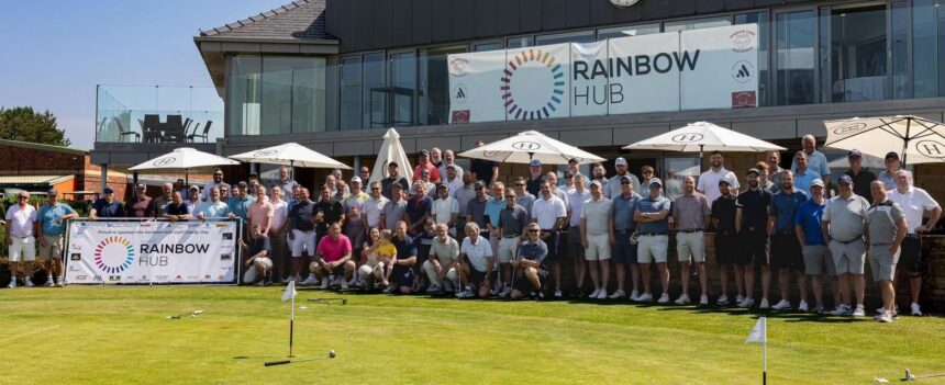 The golf day at Hurlston Hall in Scarisbrick in aid of the Rainbow Hub