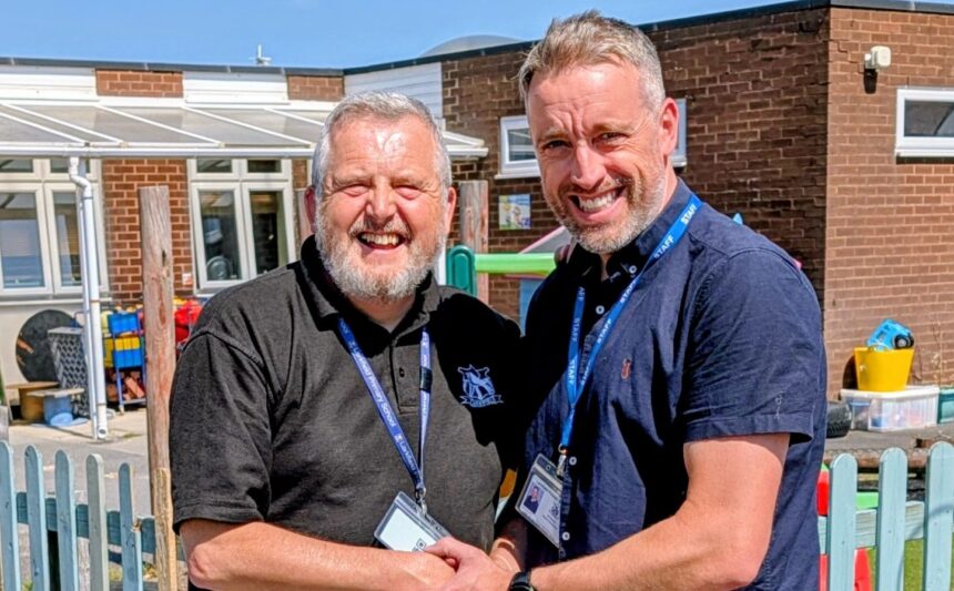 Mr Julian Ward is retiring from Larkfield Primary School in Southport