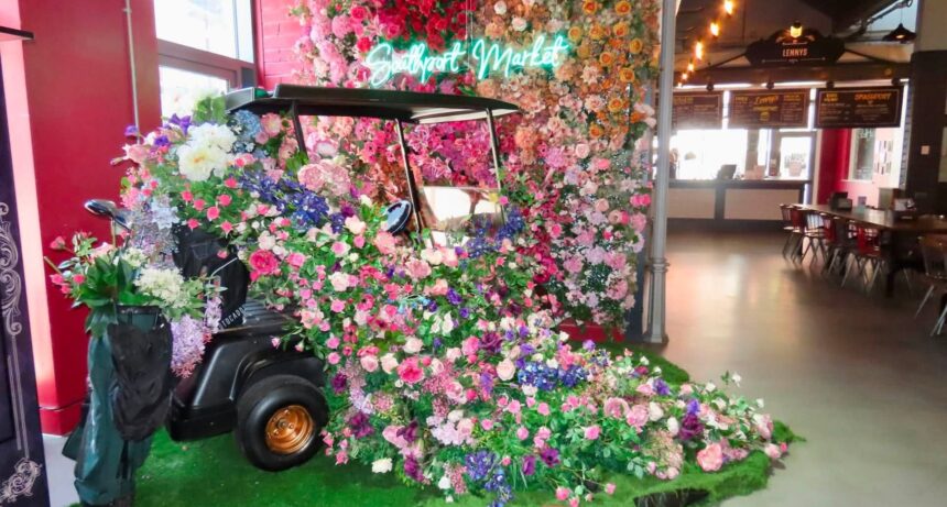 Southport Market has created a golf theme for The Open as it stages the Market Quarter Festival. Photo by Andrew Brown Stand Up For Southport