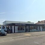 The former Mertcedes-Benz car showroom on Liverpool Road in Birkdale in Southport. Photo by Google Instant Street View