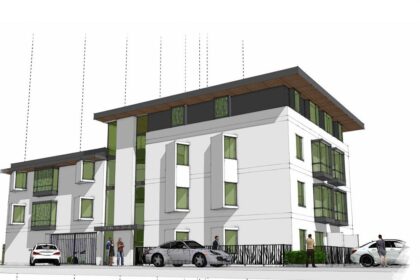 An artist's impression of how the new residential apartments would look on the former Oldfield's site at 2A Queens Road in Southport. Image by FOB Architecture on behalf of L&C Developments