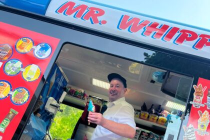Queenscourt Hospice has praised Southport's Mr Whippy Peter Croome for cheering up patients, visitors, volunteers and staff