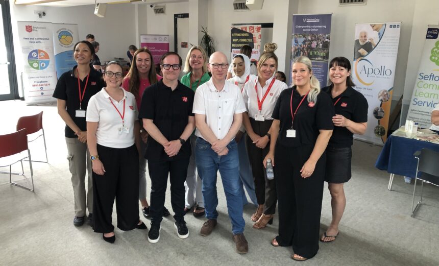 Southport MP Patrick Hurley MP visits Southport Salvation Army to learn about its employment support