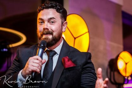 Guests enjoyed the Save Queenscourt night at The Grand in Southport raising funds for Queenscourt Hospice. X Factor star Ray Quinn. Photo by Kevin Brown Photography