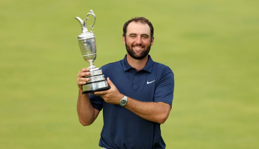 Champion Golfer Scottie Scheffler. Photo by The R&A