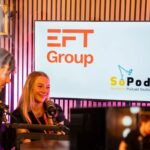 The team from EFT Group in Southport in the SoPodio studio at Eastbank in Southport